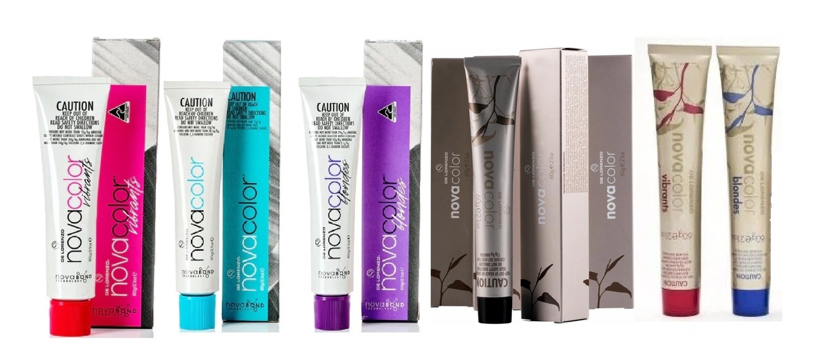 De Lorenzo Nova Color 60g Tube Hair Tint Dye Choose Your Colour Delorenzo Novaco VZ10641